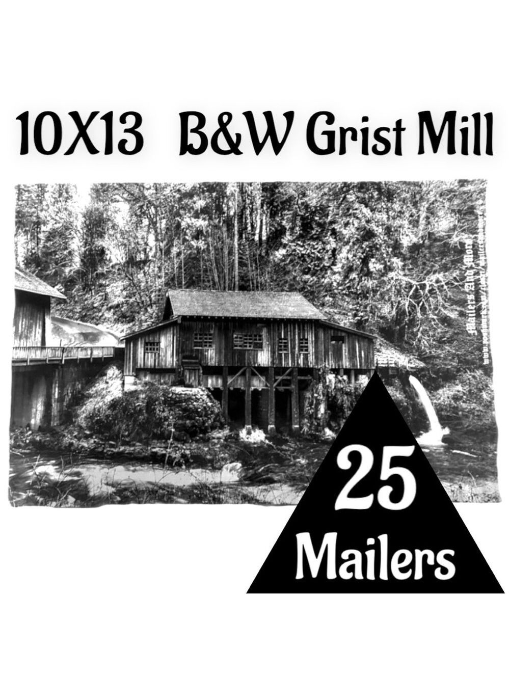 25 10X13 Poly Mailers Vintage Cedar Creek Grist Mill WA PRICE IS FIRM - Picture 6 of 10